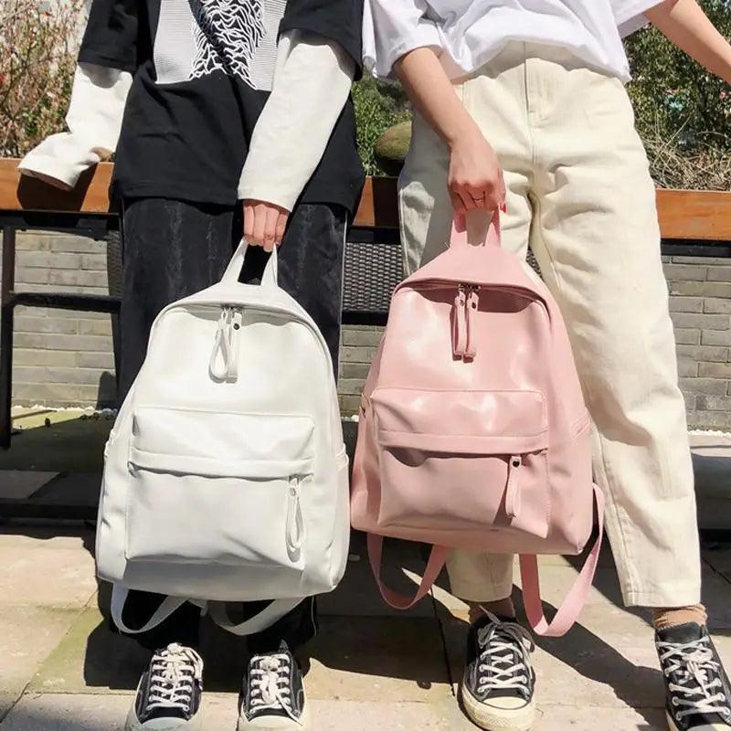 Sac à dos de luxe moderne pour femmes, style unique, en cuir, pour l'école, pour adolescentes, grande capacité, en polyuréthane, pour voyage
