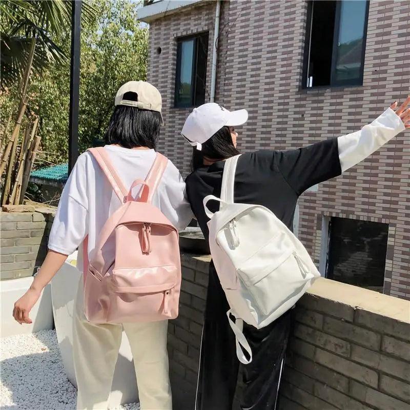 Sac à dos de luxe moderne pour femmes, style unique, en cuir, pour l'école, pour adolescentes, grande capacité, en polyuréthane, pour voyage
