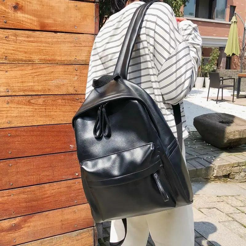 Sac à dos de luxe moderne pour femmes, style unique, en cuir, pour l'école, pour adolescentes, grande capacité, en polyuréthane, pour voyage