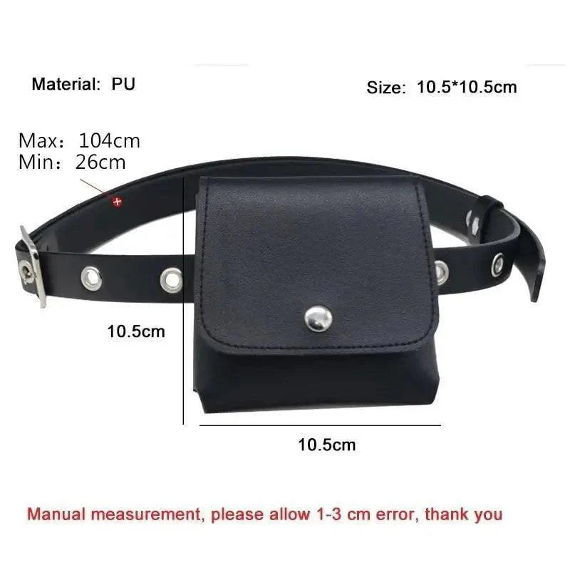 Sac Banane Luxe en Similicuir pour Femmes, Sac Ceinture Simple, Petite Sacoche Banane à Main avec Chaîne, Sac de Voyage Élégant pour Femmes