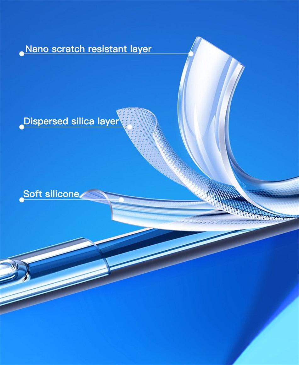 Coque de Luxe en Silicone pour Étui Transparent Xiaomi Mi Redmi Note 11 Pro 7 8 9 10 9s 10s 11s Poco F3 M3 M4 X3 X4 Pro 12 11t 12x Antichoc Mince Souple Transparent Étui de Protection Flexible pour Téléphone Portable