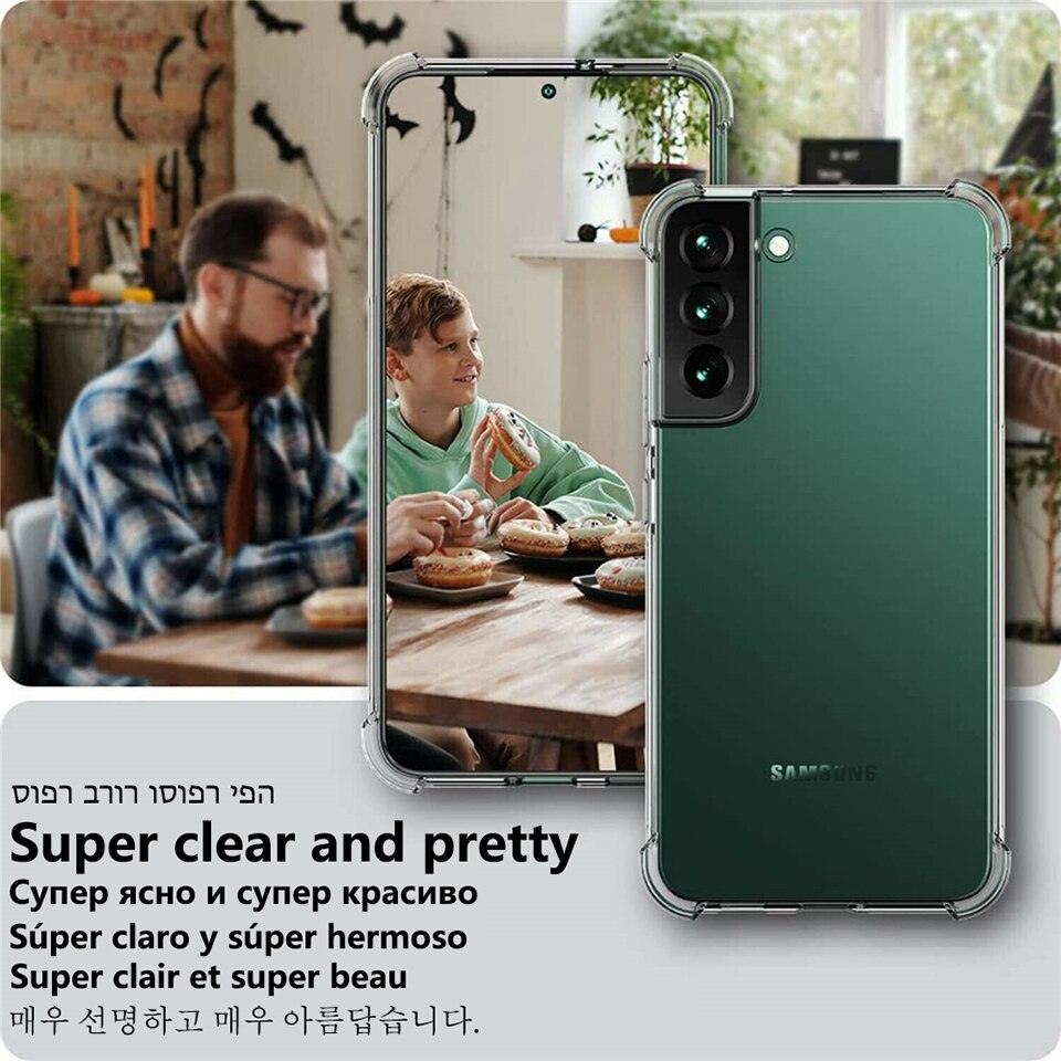 Coque de Luxe en Silicone pour Étui Transparent Xiaomi Mi Redmi Note 11 Pro 7 8 9 10 9s 10s 11s Poco F3 M3 M4 X3 X4 Pro 12 11t 12x Antichoc Mince Souple Transparent Étui de Protection Flexible pour Téléphone Portable