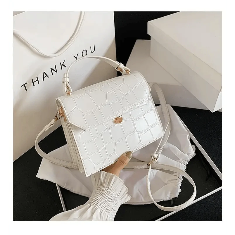 Sacs bandoulière de luxe Blanche-Neige pour femmes et filles Petit sac à main en cuir PU - Sacs de soirée de créateurs pour dames