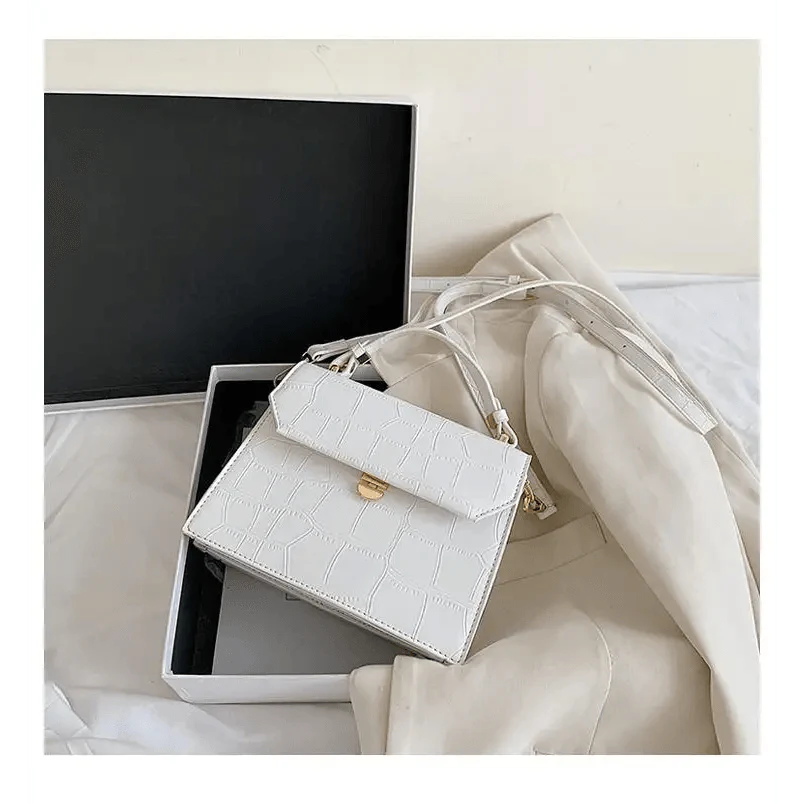 Sacs bandoulière de luxe Blanche-Neige pour femmes et filles Petit sac à main en cuir PU - Sacs de soirée de créateurs pour dames