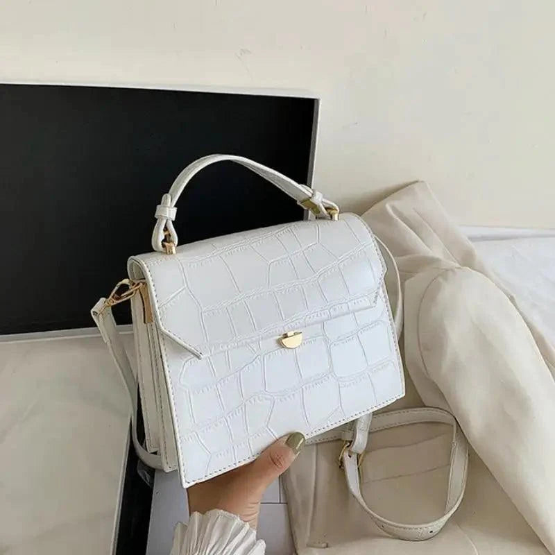 Sacs bandoulière de luxe Blanche-Neige pour femmes et filles Petit sac à main en cuir PU - Sacs de soirée de créateurs pour dames