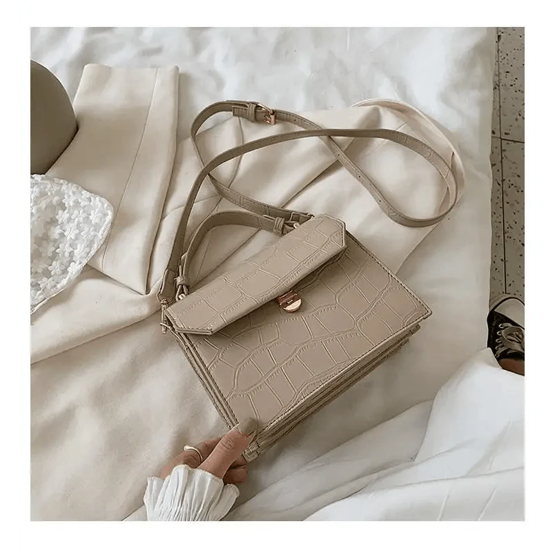 Sacs bandoulière de luxe Blanche-Neige pour femmes et filles Petit sac à main en cuir PU - Sacs de soirée de créateurs pour dames