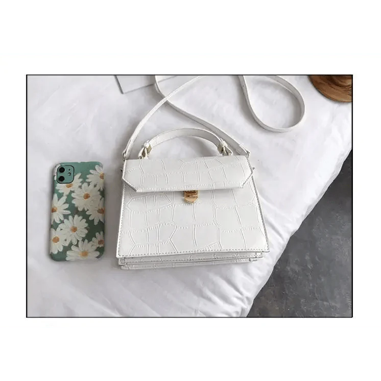 Sacs bandoulière de luxe Blanche-Neige pour femmes et filles Petit sac à main en cuir PU - Sacs de soirée de créateurs pour dames