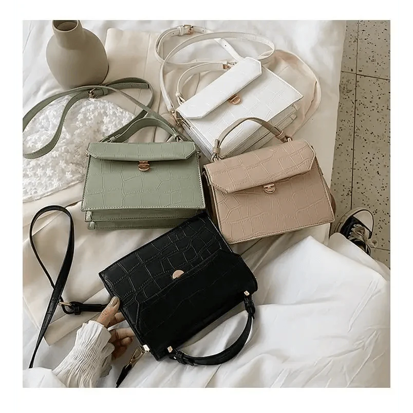 Sacs bandoulière de luxe Blanche-Neige pour femmes et filles Petit sac à main en cuir PU - Sacs de soirée de créateurs pour dames
