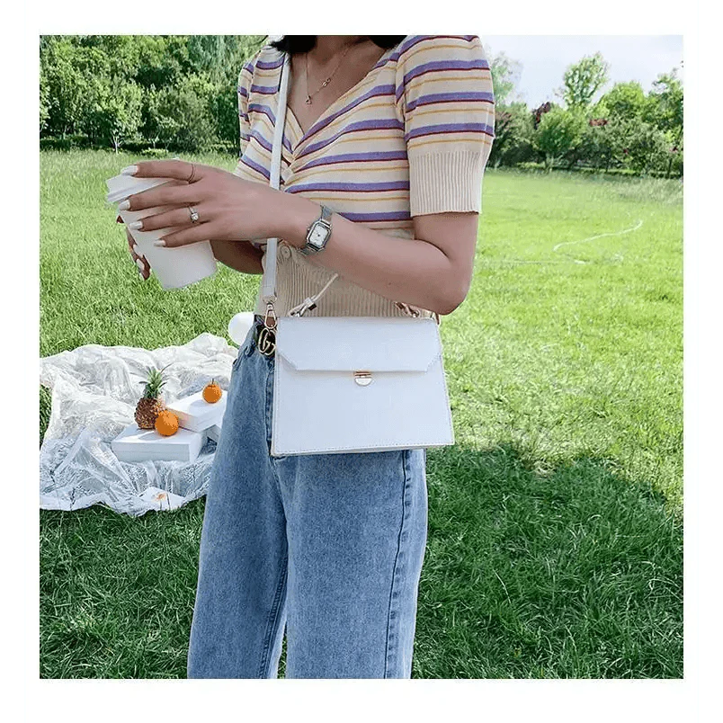 Sacs bandoulière de luxe Blanche-Neige pour femmes et filles Petit sac à main en cuir PU - Sacs de soirée de créateurs pour dames
