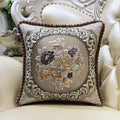 Taie d'oreiller de luxe pour canapé, coussins de salon, dossier de chevet, style aristocratique classique européen, jeté respirant, housse de grand oreiller légère