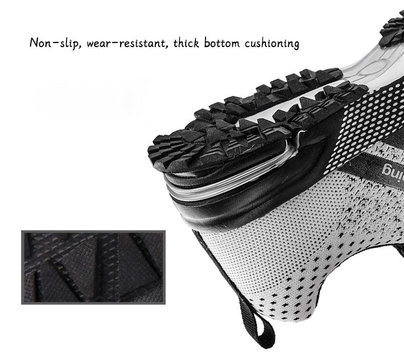 Baskets de sport de luxe pour hommes en maille respirante, chaussures décontractées pour hommes, confortables, antidérapantes, absorbant les chocs, légères, pour la marche en extérieur et la course à pied.