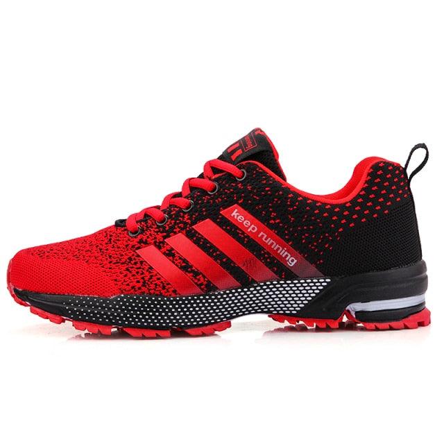 Baskets de sport de luxe pour hommes en maille respirante, chaussures décontractées pour hommes, confortables, antidérapantes, absorbant les chocs, légères, pour la marche en extérieur et la course à pied.