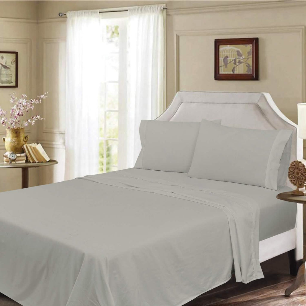 Drap en coton ultra-doux de luxe 300 fils/pouce