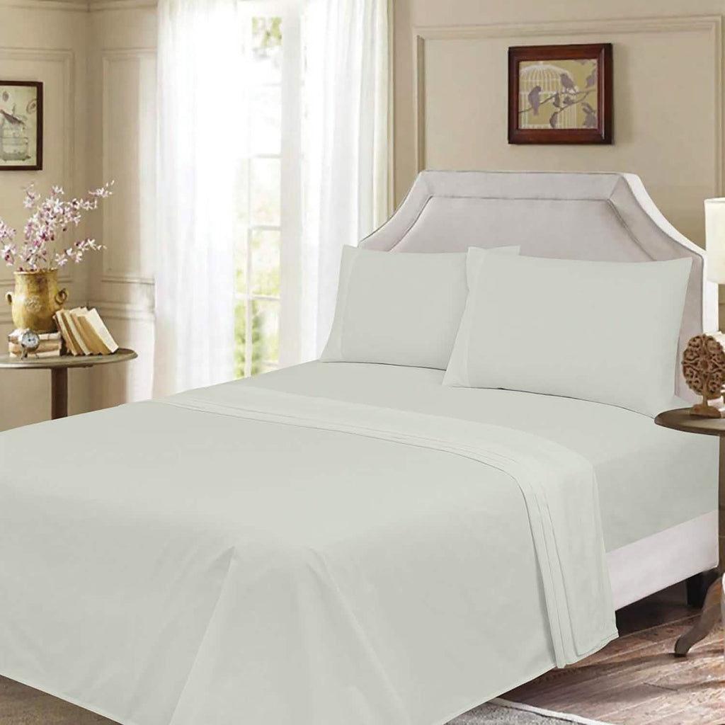 Drap en coton ultra-doux de luxe 300 fils/pouce