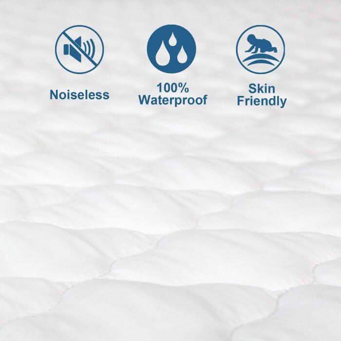 Protège-matelas imperméable hypoallergénique de luxe ultra-doux