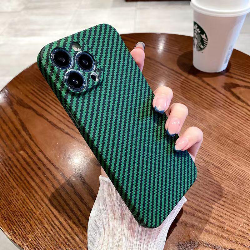 Coque de téléphone de luxe ultra fine à texture classique pour iPhone 14 13 12 Pro Max 14 Plus Coque arrière rigide antichoc Ultra-fine et légère pour iPhone 13 Pro Coque de protection pour téléphone
