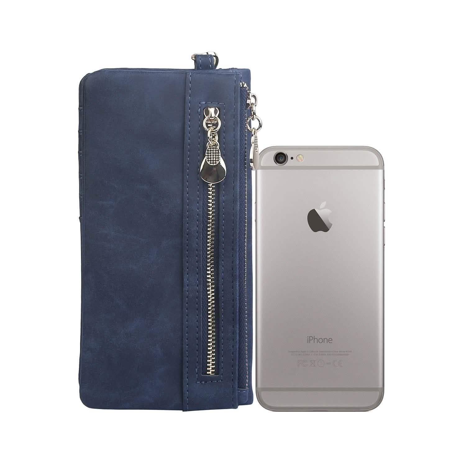 Portefeuille Pochette de Luxe en Cuir pour Femme