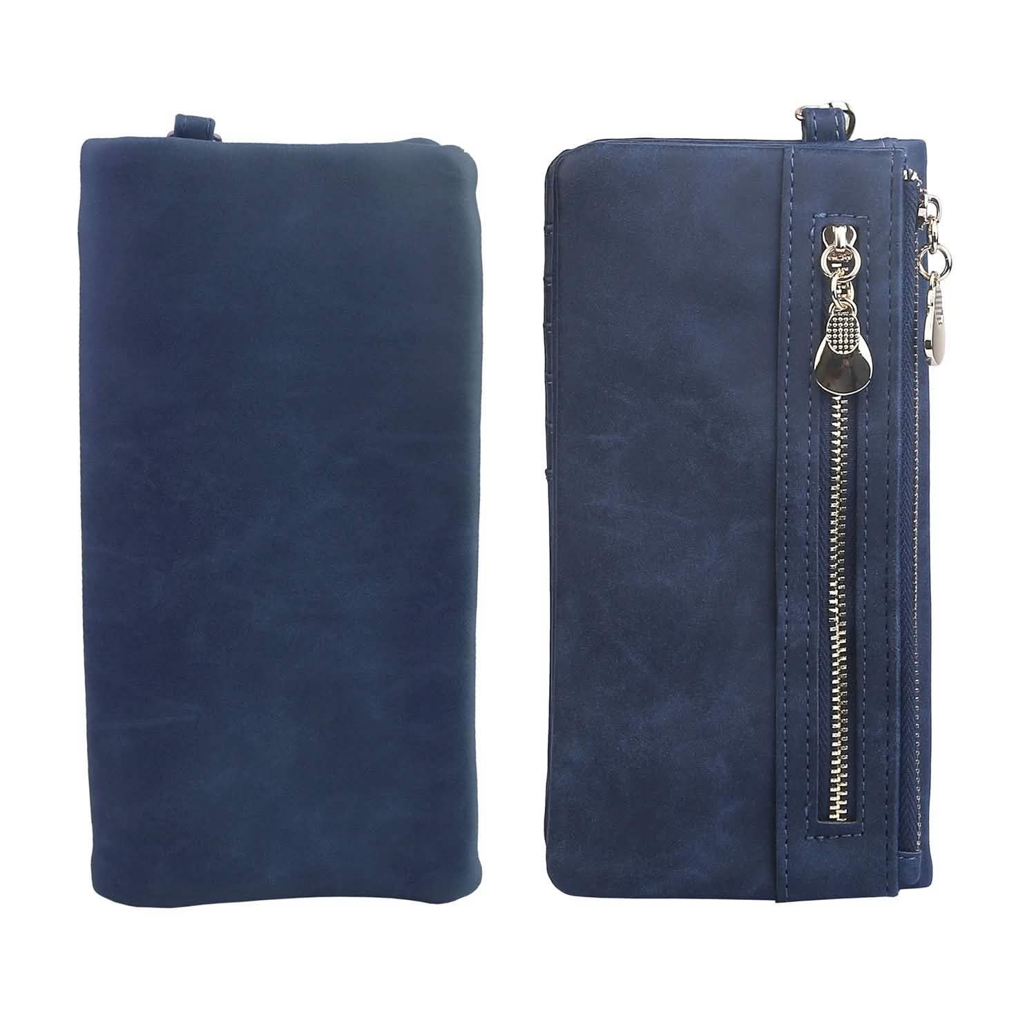 Portefeuille Pochette de Luxe en Cuir pour Femme
