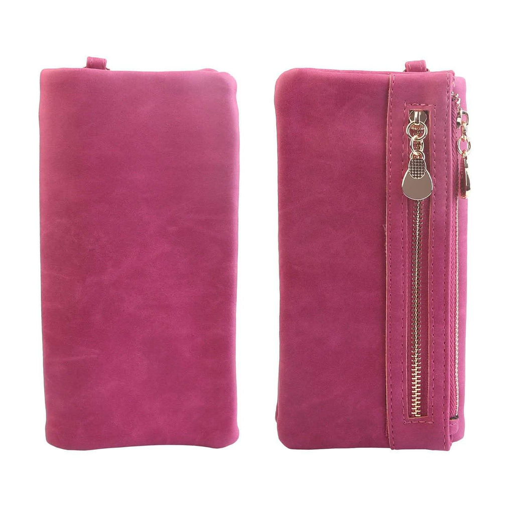 Portefeuille Pochette de Luxe en Cuir pour Femme