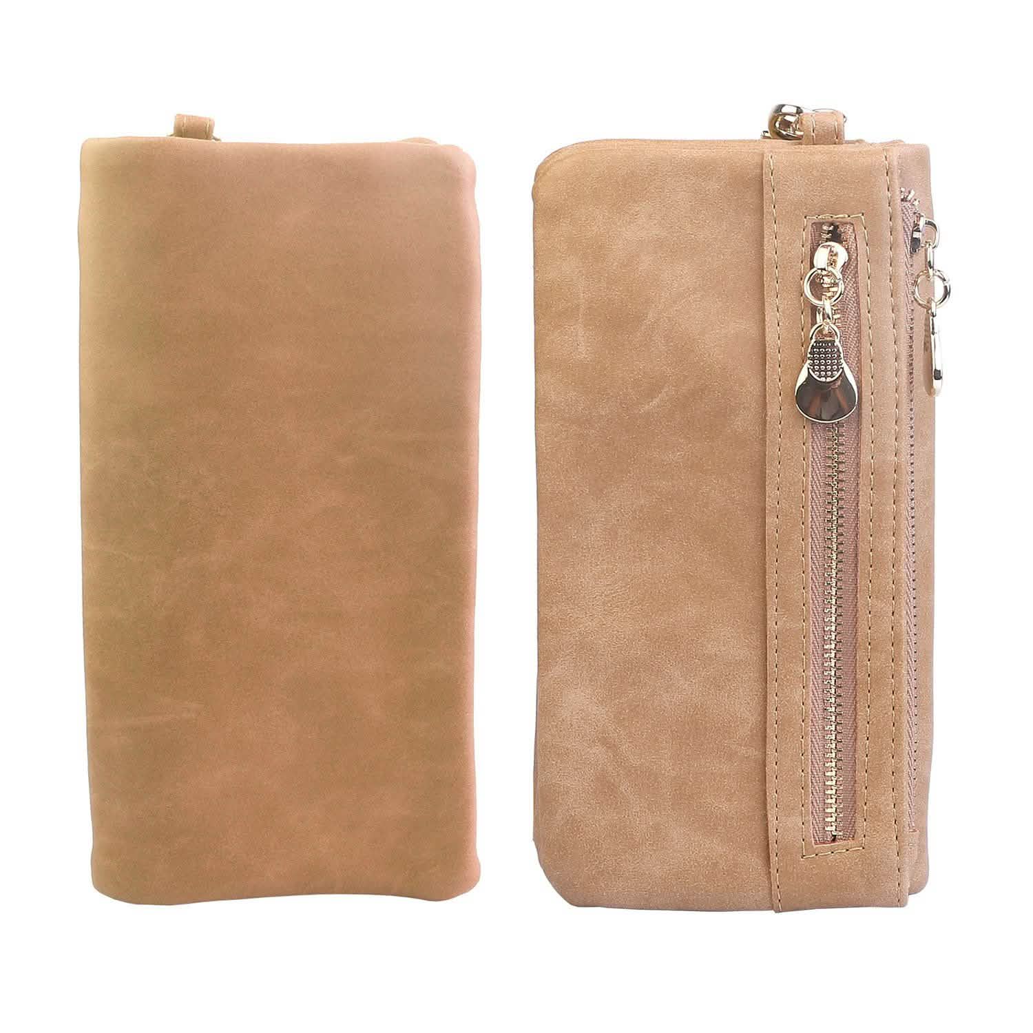 Portefeuille Pochette de Luxe en Cuir pour Femme
