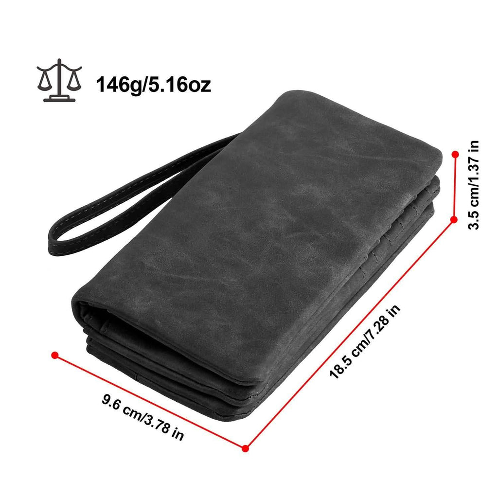 Portefeuille Pochette de Luxe en Cuir pour Femme