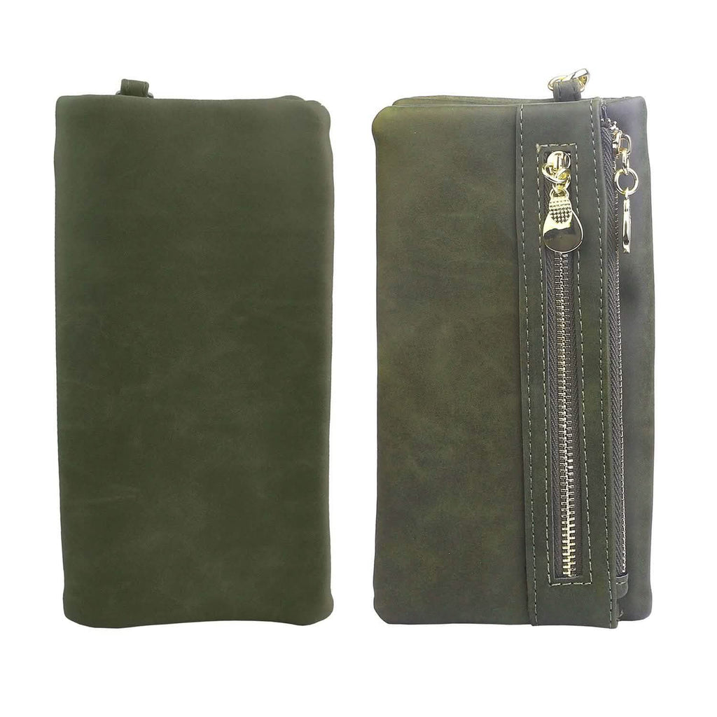 Portefeuille Pochette de Luxe en Cuir pour Femme