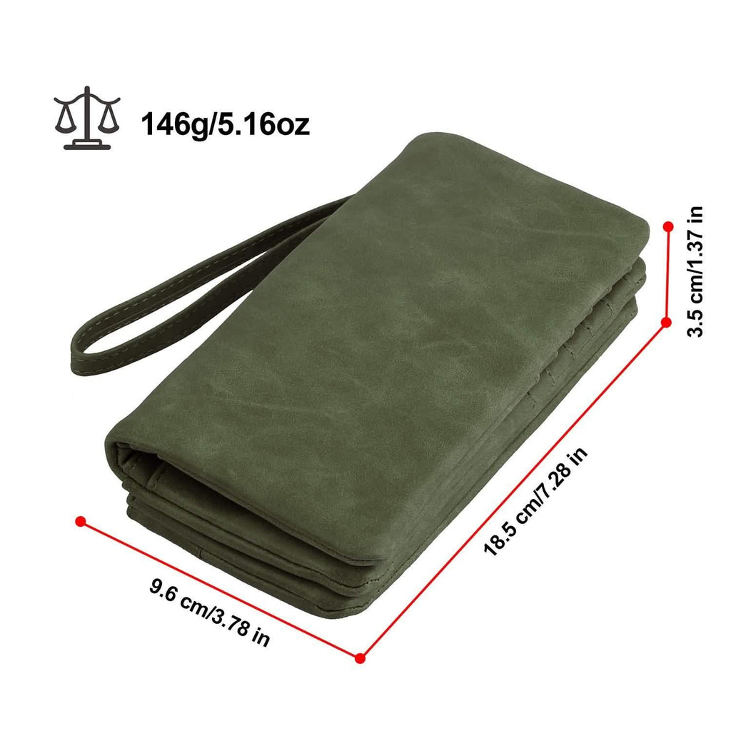 Portefeuille Pochette de Luxe en Cuir pour Femme