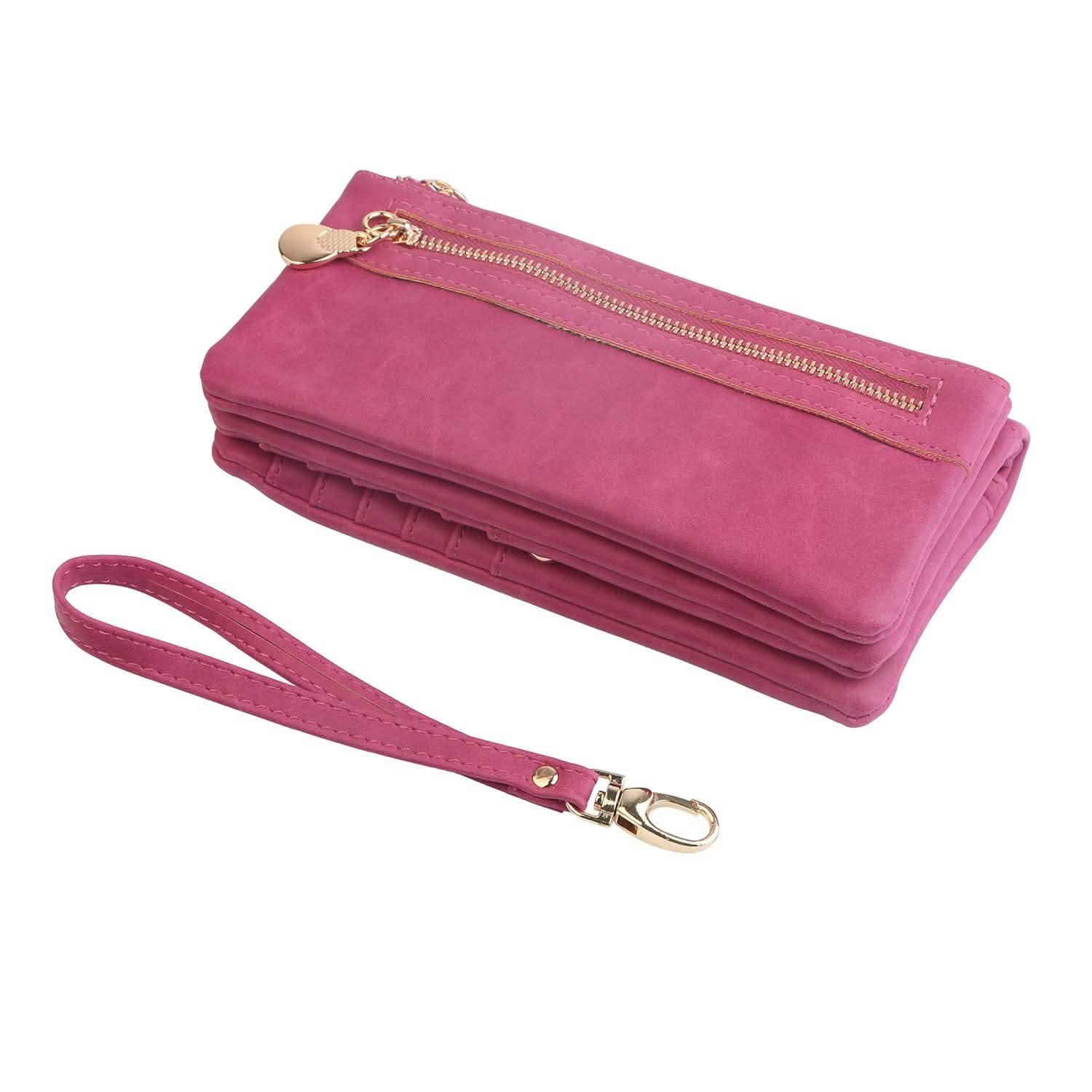 Portefeuille Pochette de Luxe en Cuir pour Femme