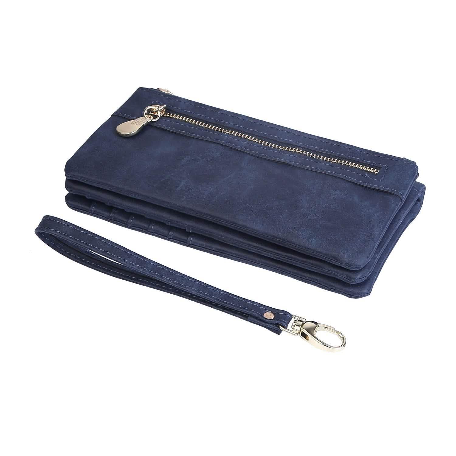 Portefeuille Pochette de Luxe en Cuir pour Femme