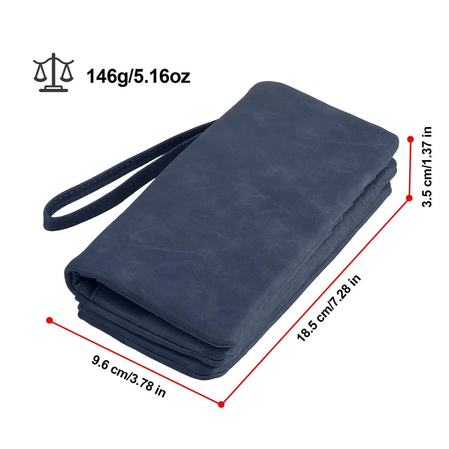 Portefeuille Pochette de Luxe en Cuir pour Femme