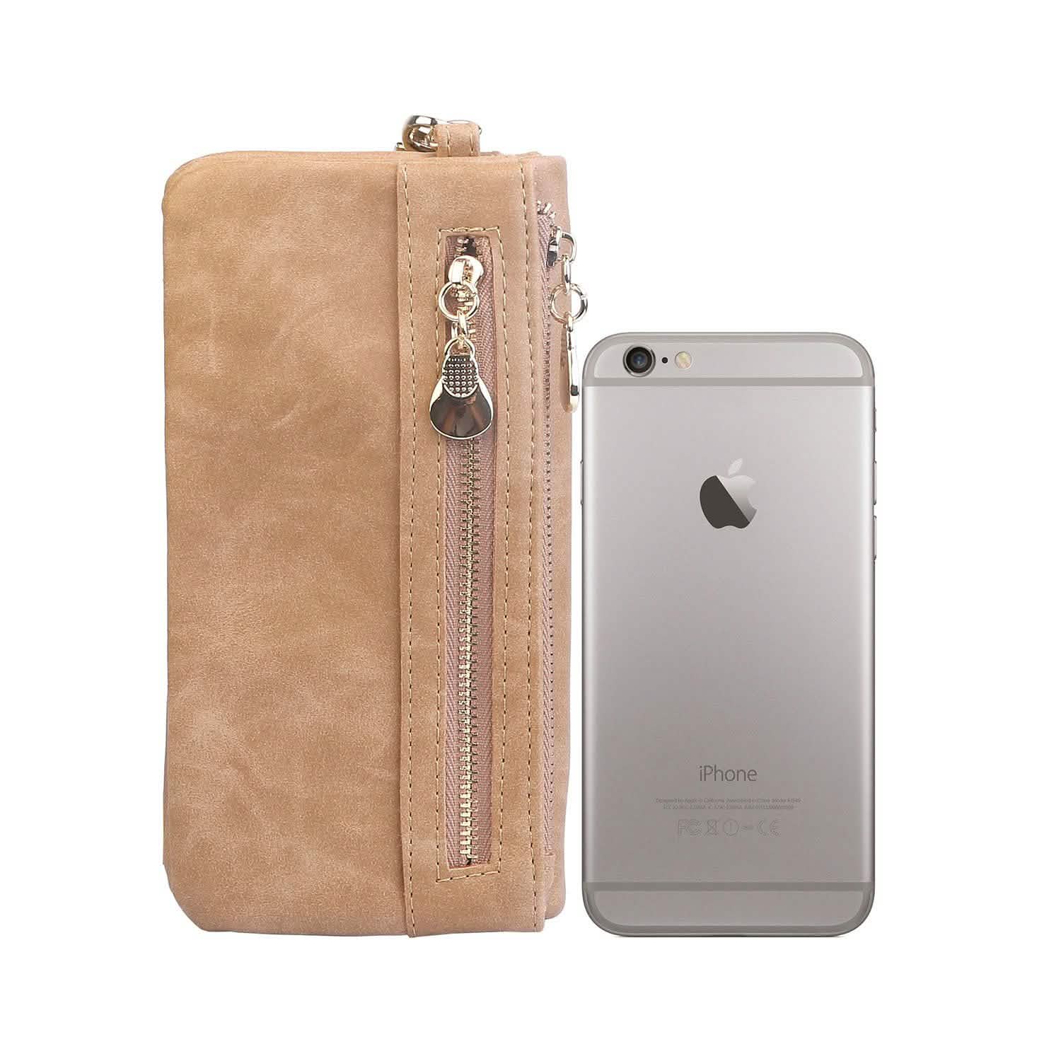 Portefeuille Pochette de Luxe en Cuir pour Femme