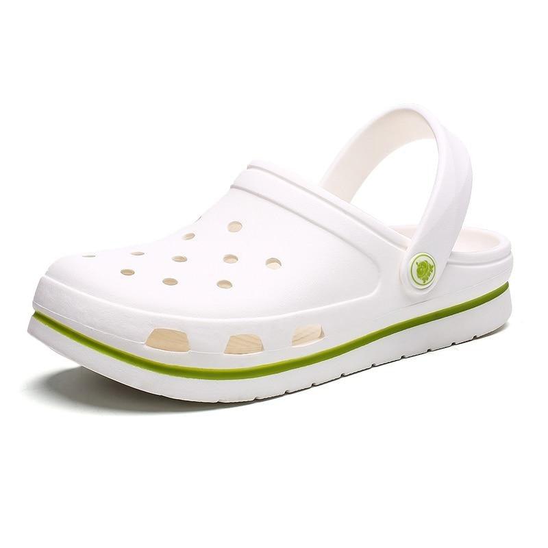 Sandales de luxe pour femme légères unisexe colorées chaussures de jardin sabots classiques design sandales claquettes d'été pour femme sandales de plage confortables à enfiler
