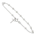 Bracelet Chapelet en Argent Sterling Fabriqué en Italie