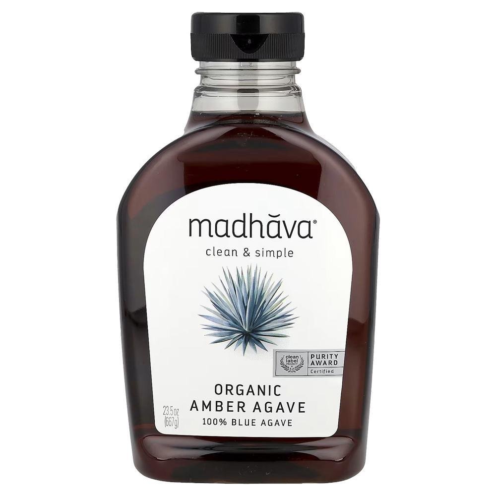 Madhava - Nectar d'agave ambré cru (17 oz)
