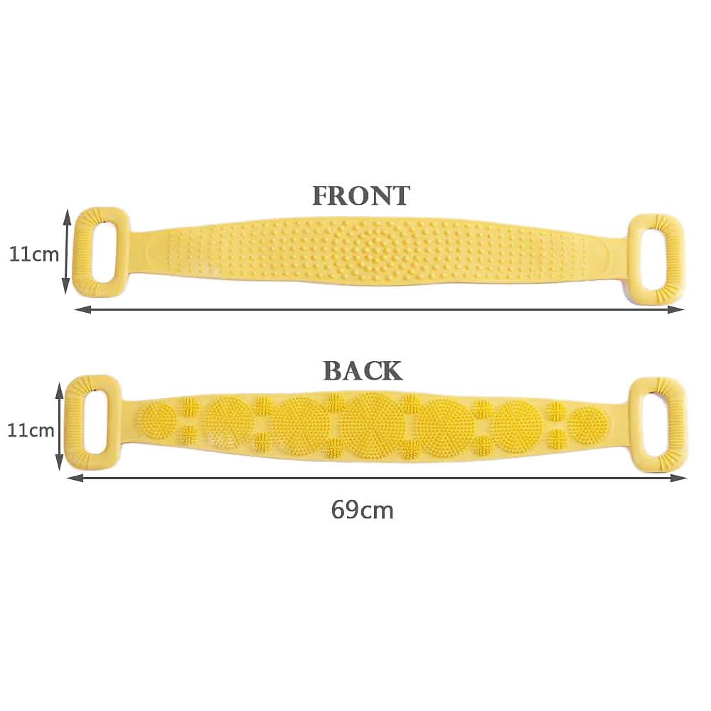 Brosse magique en silicone avec crochet adhésif Serviette de bain