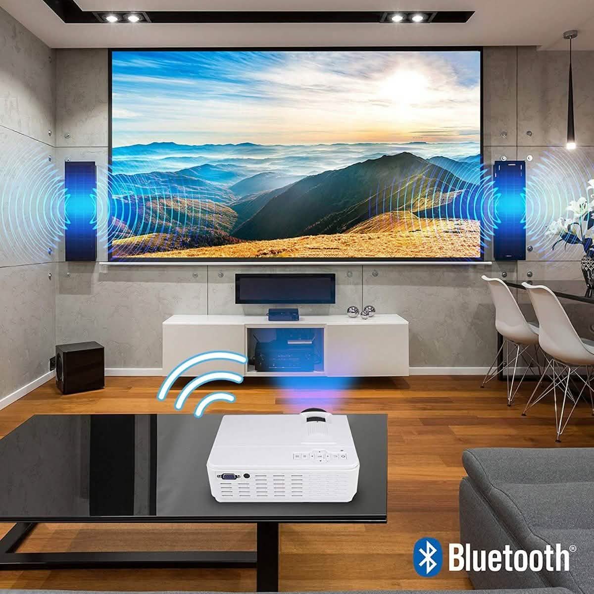Projecteur de cinéma maison Magnavox MP601 avec Bluetooth