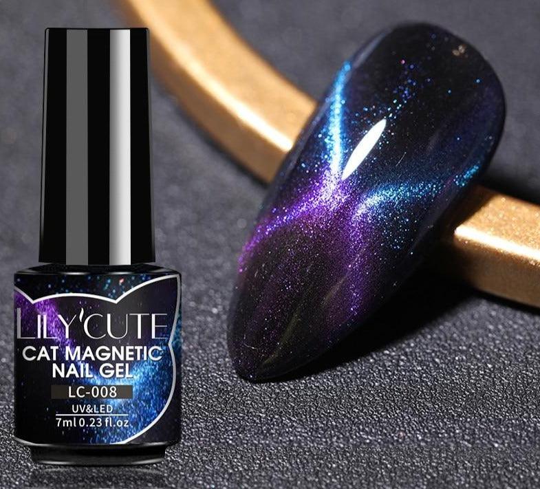 Ensemble de vernis à ongles en gel magnétique 9D œil de chat, UV LED, populaire, caméléon, plusieurs couleurs, designs de salon pour femmes