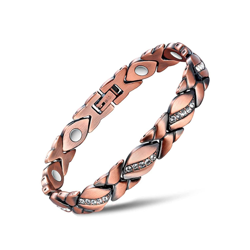 Bracelet en cuivre unisexe de soulagement de la douleur par magnétothérapie