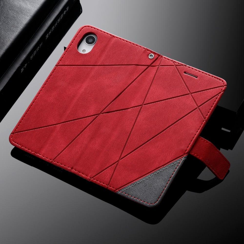 Étui en Cuir Magnétique pour iPhone 14 13 12 Mini 11 Pro Max XS XR 7 8 6 6S Plus SE 2023 Housse Portefeuille Luxe à Rabat avec Porte-Cartes et Support Étui Portefeuille en Cuir Housse à Rabat avec Boucle Magnétique pour iPhone