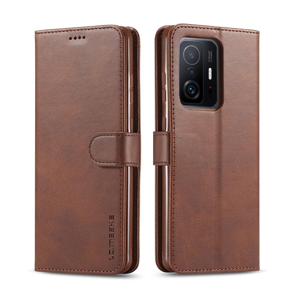 Étui de téléphone portefeuille en cuir PU magnétique, étui à rabat tendance avec fente pour cartes, étui en cuir pour Xiaomi 12T 11T Poco X4 GT X3 M3 M4 Pro NFC F4 F3 Flip Cover Mi 11 Lite 10T Redmi 9C Note 11S 10S 9S 9T 9A 8T 7