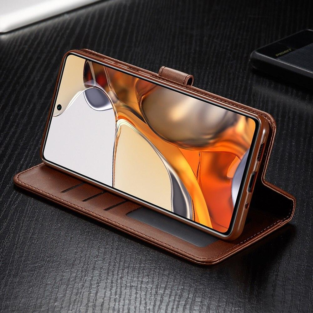 Étui de téléphone portefeuille en cuir PU magnétique, étui à rabat tendance avec fente pour cartes, étui en cuir pour Xiaomi 12T 11T Poco X4 GT X3 M3 M4 Pro NFC F4 F3 Flip Cover Mi 11 Lite 10T Redmi 9C Note 11S 10S 9S 9T 9A 8T 7