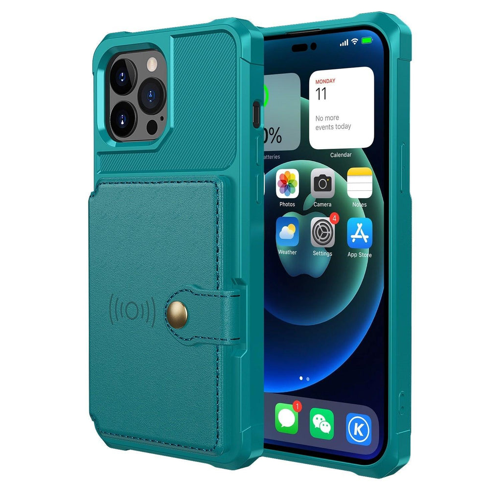 Étui portefeuille magnétique en cuir pour iPhone 14 13 12 11 Pro Max XS Support de téléphone antichute X Étui souple fonctionnel avec porte-cartes Compatible avec iPhone