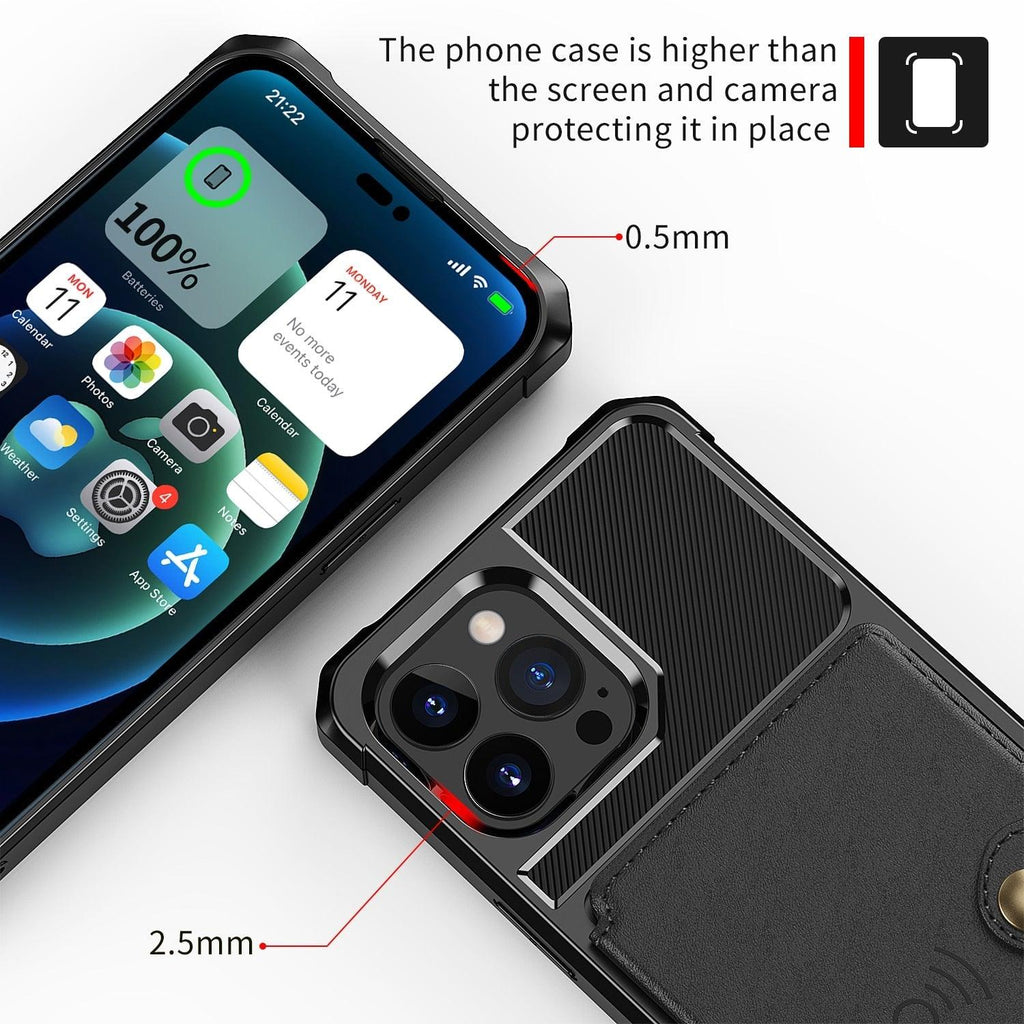Étui portefeuille magnétique en cuir pour iPhone 14 13 12 11 Pro Max XS Support de téléphone antichute X Étui souple fonctionnel avec porte-cartes Compatible avec iPhone