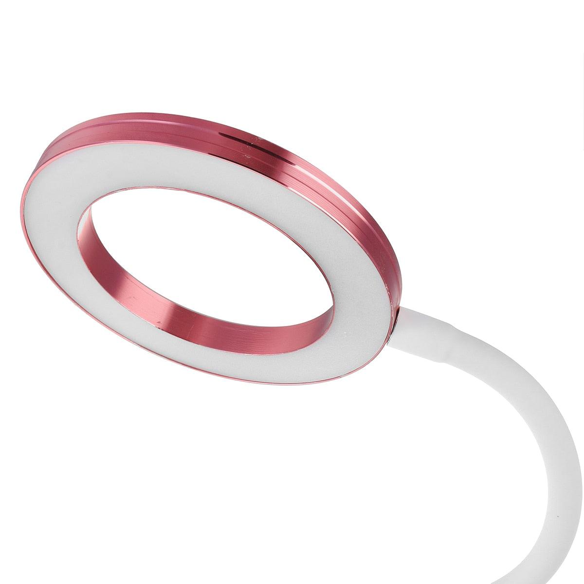Loupe Lampe de beauté pour ongles Tatouage Clip Lumière USB Lampe de table Flexible LED Lampe de bureau Lampes de livre pour étudiants Lampe d'étude Lampe de lecture Lampe de table décorative Lampes d'étude mignonnes pour décoration de chambre