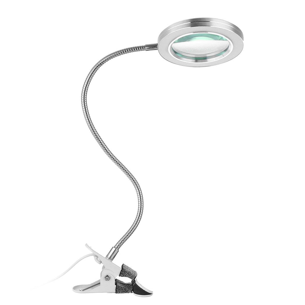 Loupe Lampe de beauté pour ongles Tatouage Clip Lumière USB Lampe de table Flexible LED Lampe de bureau Lampes de livre pour étudiants Lampe d'étude Lampe de lecture Lampe de table décorative Lampes d'étude mignonnes pour décoration de chambre