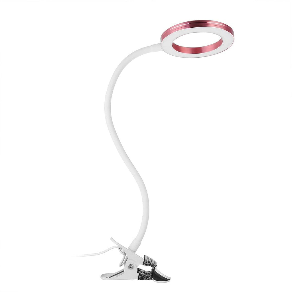 Loupe Lampe de beauté pour ongles Tatouage Clip Lumière USB Lampe de table Flexible LED Lampe de bureau Lampes de livre pour étudiants Lampe d'étude Lampe de lecture Lampe de table décorative Lampes d'étude mignonnes pour décoration de chambre