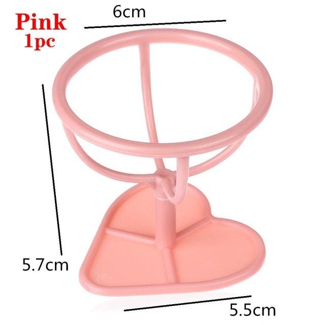 Étui éponge à maquillage en forme de capsule, boîte de rangement, support de séchage de maquillage, présentoir à éponge facile, boîte en forme d'œuf pour houppette cosmétique