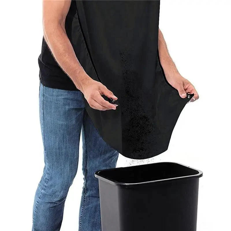 Tablier de toilettage étanche pour homme - Bavoir de rasage portable pour barbe et moustache - Outils de nettoyage domestique