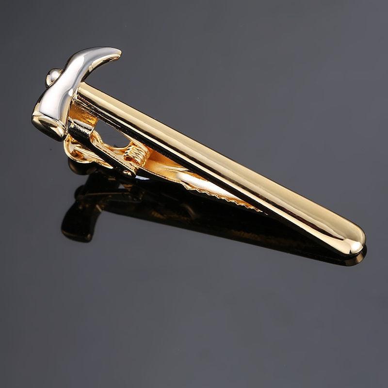 Pince à cravate pour homme plaqué or en forme d'avion, cadeau de mariage, pince à cravate élégante, cadeau de luxe de qualité pour pilote, pince à cravate légère.
