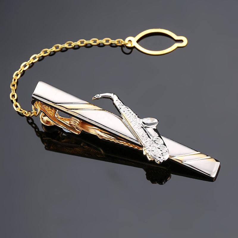 Pince à cravate pour homme plaqué or en forme d'avion, cadeau de mariage, pince à cravate élégante, cadeau de luxe de qualité pour pilote, pince à cravate légère.
